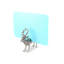 Lodge Pewter Deer Place Card Holder