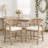 Wooden Frame Counter Stool With Rattan Back