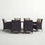 Tripp Rectangular 8 - Person Dining Set with Cushions-1297005066-1238056729