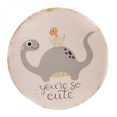 You'Re So Cute Dinosaur With Baby Dinosaur On It'S Back Plaque