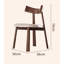 Ensemble de chaises de salle à manger modernes en simili cuir et bois massif noir 2 pièces-364286167-364286169