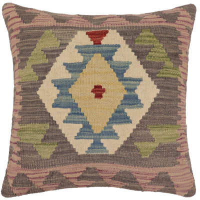 Tribal Kilim Pillow Geometric Throw Pillow
