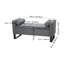 Linen Upholstered Storage Bench