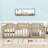 Gurdas Wood Daybed Frame with Fence and Door-1067426149-1067426148