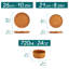 Stoneware Dinnerware - Service for 4-126056140