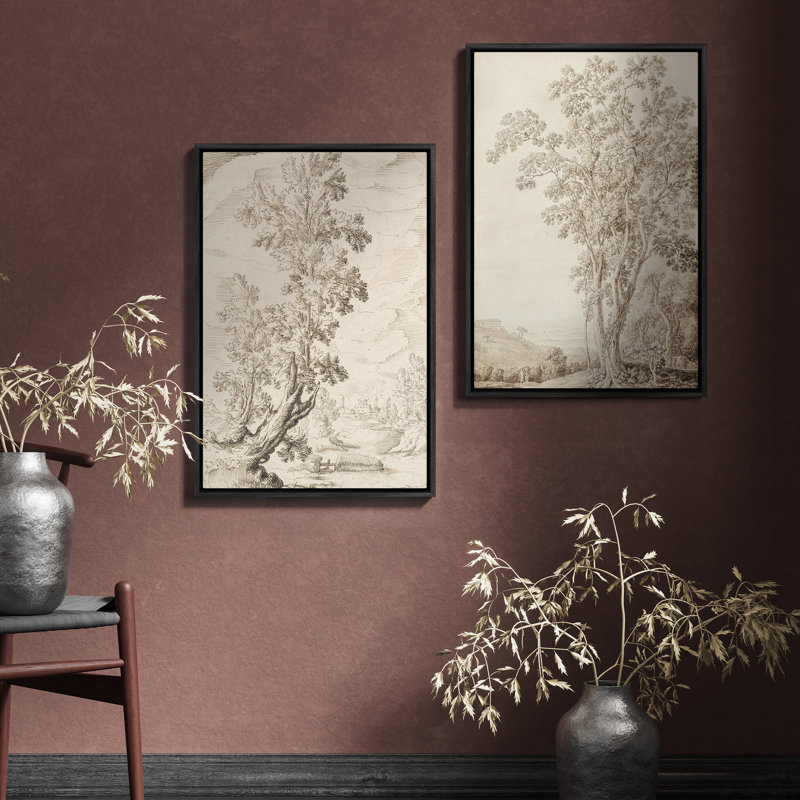 Art mural encadré rétro antique classique pour chambre à coucher, H 36 po x l 24 po, Noir