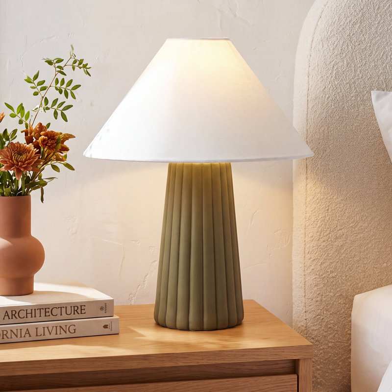 Grove Burkhalter Table Lamp, Green