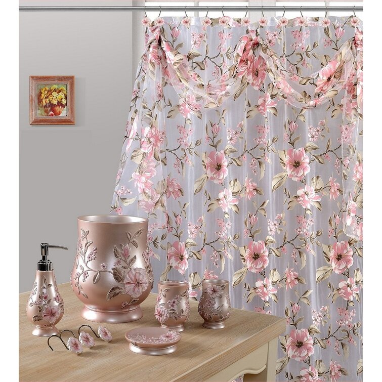 Chanelle Floral Shower Curtain