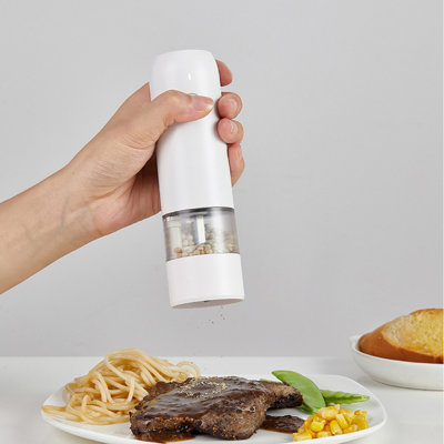 Rechargeable Electric Pepper And Salt Grinder Set No Battery Neededadjustable Coarseness & Led Light Refillable