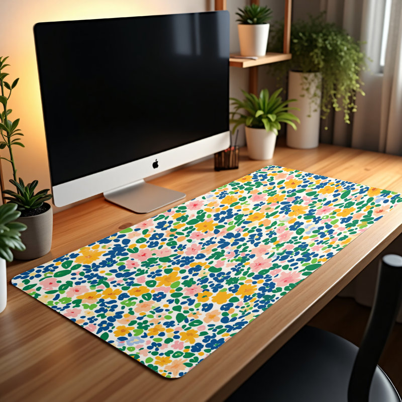 Polyester Desk Pad, 14.4x12.1