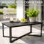 Ensemble modulaire de patio en osier 4 pièces avec méridienne pivotante et table basse, canapé pour l'extérieur-131249679