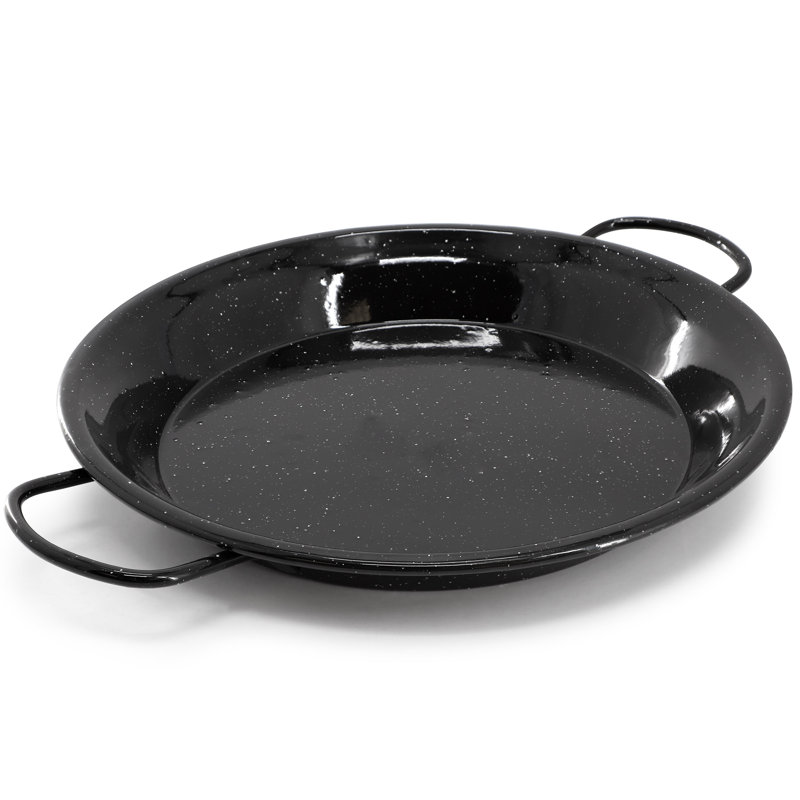 Poêle à paella en acier émaillé noir de 11 po Oster Castillo