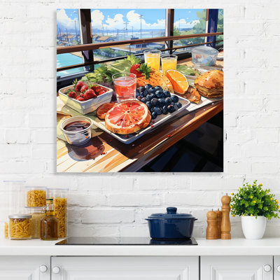 Morning Breakfast Spread - Breakfast Wall Art