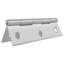 vidaXL Hinge Silver Steel Silent Bearing Door Frame Smooth Operation