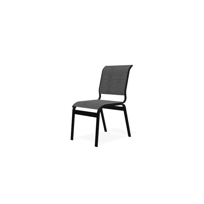 Aruba II Outdoor Dining Chair, Black, Collect Charcoal
