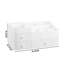 Small White Makeup Desktop Organizer
