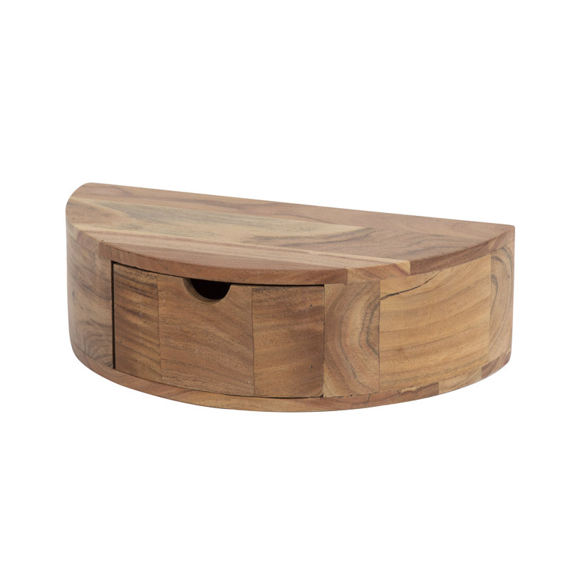 Gambell 40cm W Solid Wood Bedside Table