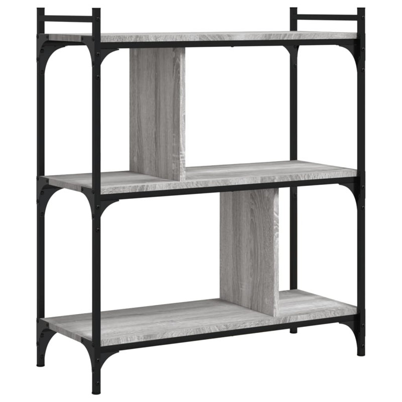 Alingtons 88cm H x 30cm W Standard Bookcase, Grey Sonoma