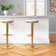 Kameron Swivel Upholstered Adjustable Height Counter Stool with Metal Frame