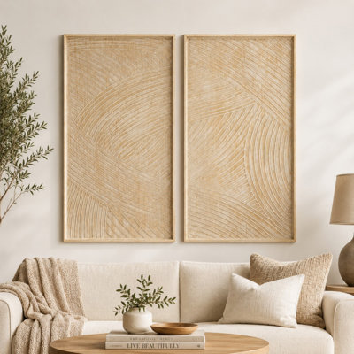 Selene Abstract Framed Wall Art Set