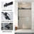 60" W x 76" H Double Sliding Frameless Soft Close Shower Door with 5/16" (8mm) Tempered Glass, Metal Water Retaining Strip