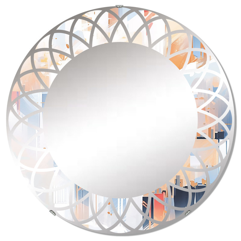Miroir mural Zaysan, 32 po x 32 po