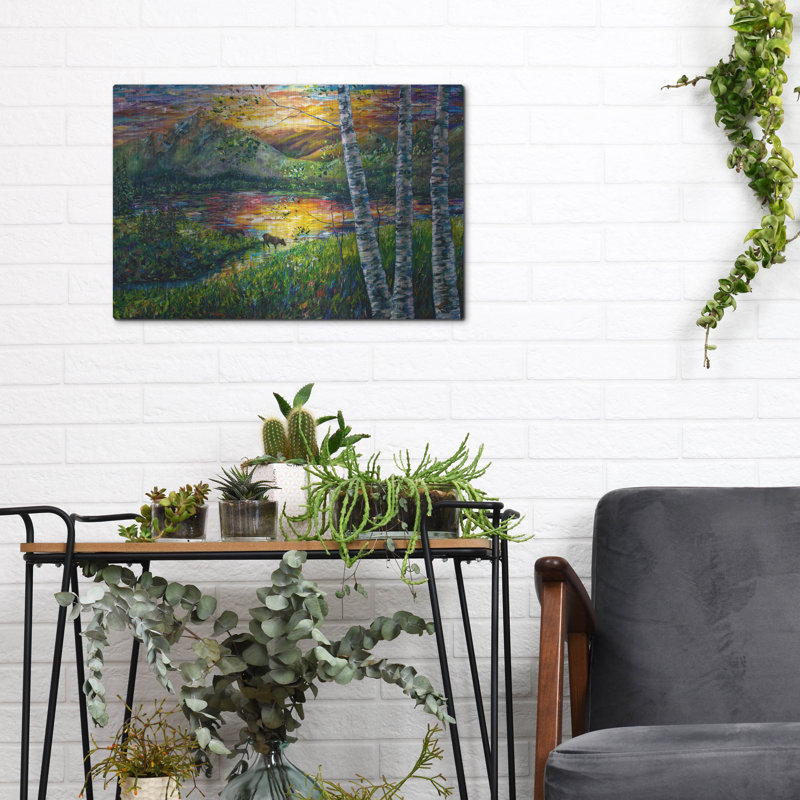 «Sleeping Meadow» par Lena Owens, H 12 po x l 16 po