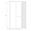 Tarance 3 Door Manufactured Wood Wardrobe