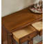 Buffet en bois massif et verre de style américain