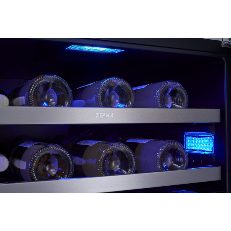 Presrv 24 in. 59-Bottle 161-Can Dual Zone Wine and Beverage Cooler