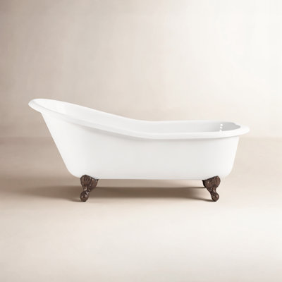 68'' x 30'' Soaking Cast Iron Bathtub