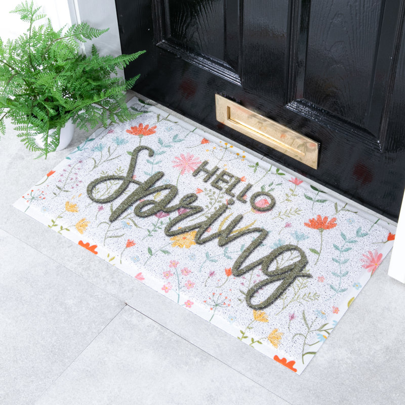 Alekos Non-Slip Geometric Indoor Doormat