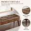 Banc rembourré en similicuir Lillyanna-362420674