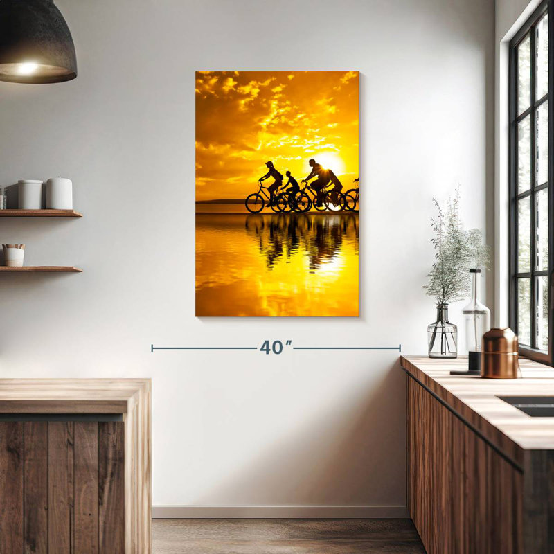 Senne Bicycle Group, 39" H x 26" W