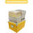 Collapsible Storage Box, Decorative Memory Box With Lid & Metal Reinforced Corners, Cardboard File Bin With Handles, Organizer Gift Box For Keepsake Toy Photos Office Nursery Wardrobe Bookshelf-225393762