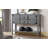 Query 48" Solid Wood Sideboard Console Table With 2 Drawers And Cabinets