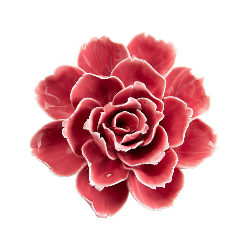 Ceramic Garden Flower Stakes, Set Of 3