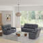 Canapé inclinable électrique Oslo avec causeuse et fauteuil inclinable oscillant-639969481