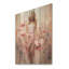Femme rose en ballet floral - ballet sur bois-724329897