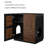 Tall Cat Litter Box Enclosure Furniture Style