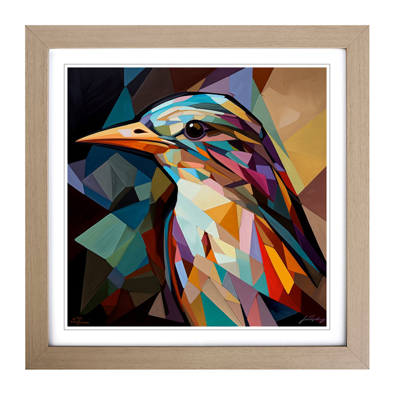 Single Picture Frame Print, Oak