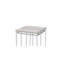 Table de bout chromée