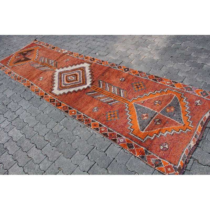 Tapis de couloir turc Herki