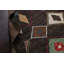 Tapis multicolore en laine noué à la main de conception unique 4 pi 11 po x 8 pi 7 po