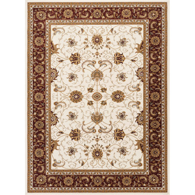 Luxury Runner Rug, 2 Ft. 7 In. X 9 10 In., Machine-Made, Classic Victorian Style With Patterns, 100% Polypropylene Pile , Jute Backing, Stain , & Pet , Ideal For High Traffic Areas Elegant Rug