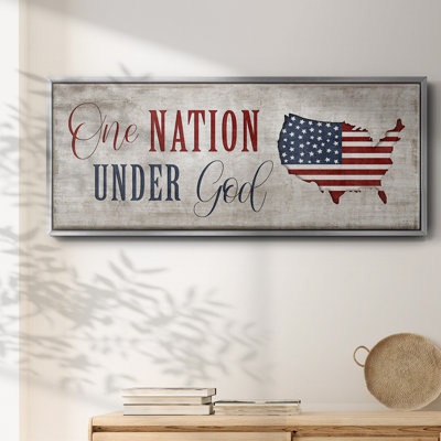 One Nation Under God - Toile encadrée