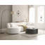 Ensemble de canapé de luxe 2 pièces de style moderne avec dossier courbé et méridienne, canapé modulaire faisant face à la gauche, canapé Boucle-499151560