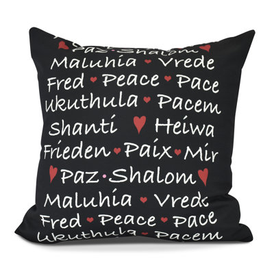 Holiday Essence Outdoor Reversible Throw Pillow