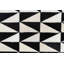Tapis noir et blanc Jack