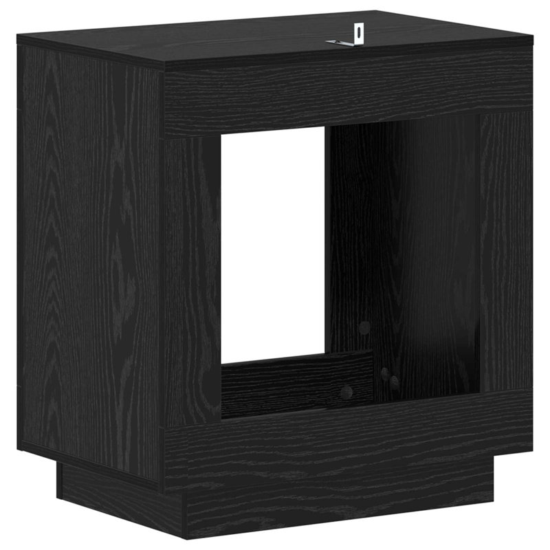 End Table, Black Oak